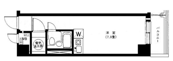 初台スカイレジテルの物件間取画像